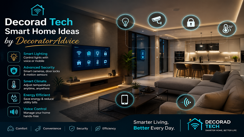 Decorad Tech Smart Home Ideas by DecoratorAdvice